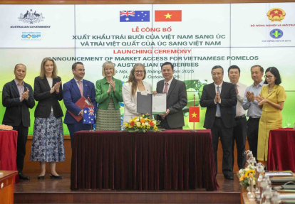 Bưởi Việt Nam sang Úc, việt quất Úc đến Việt Nam: Cơ hội thương mại mới
